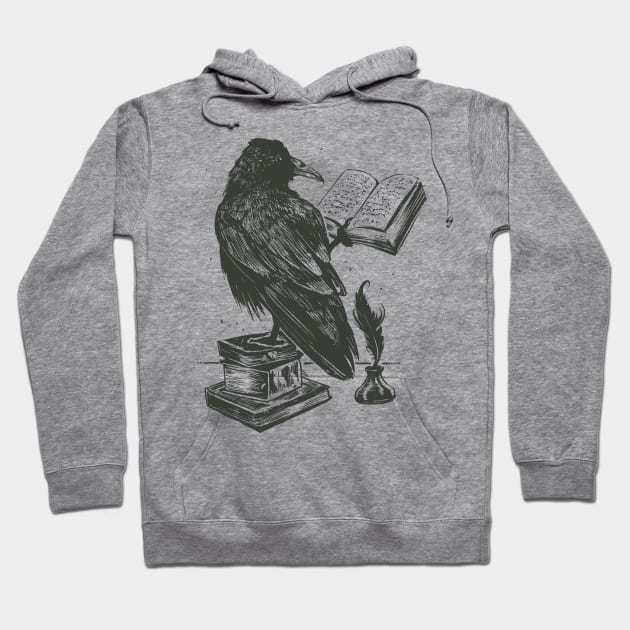 Quoth the Raven Hoodie by Eclecterie